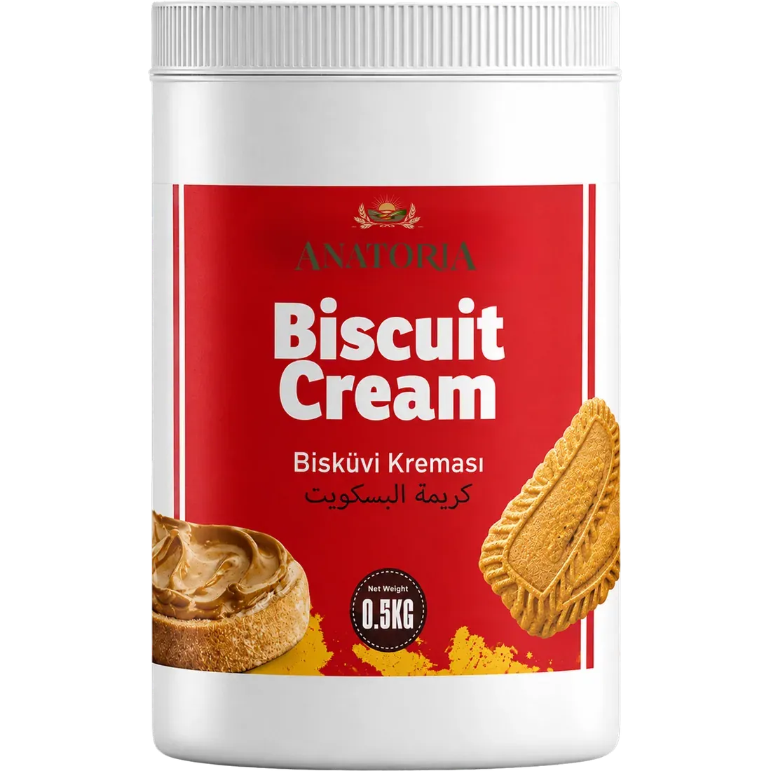 Anatoria Biscuit Cream in a 0,5 kg tub